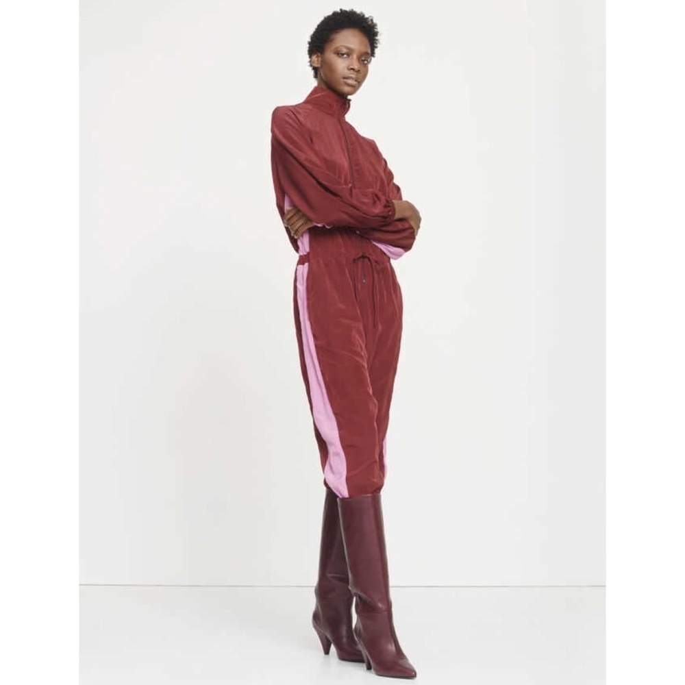 NWT Samsoe Samsoe Gail Jumpsuit in‎ Tawny Port